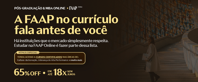 FAAP Online - Pós-graduação e MBA